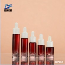 现货5ml直圆小样滴管试用装分装玻璃瓶10ml厚底精华原液瓶30ml