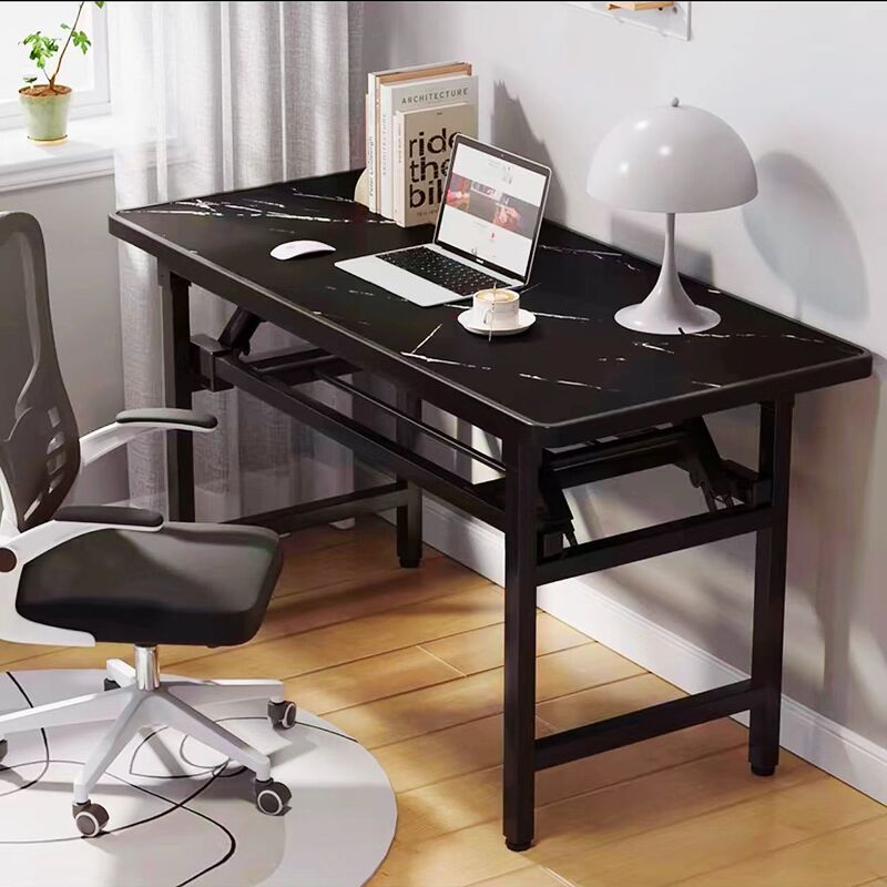 Simple Study Table, Foldable Desktop Computer Table, Installation-Free Desk, Living Room Home Dining Table, Bedroom Office Desk