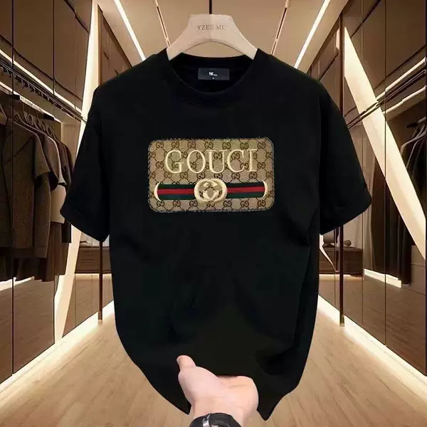 230g short-sleeve T-shirt for men, summer 2024, heavyweight American style, trendy new loose-fitting versatile casual top