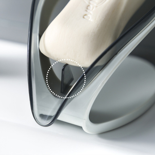 Creative laundry draining bathroom leaf soap box no punching no water accumulation soap holder household storage rack suction cup