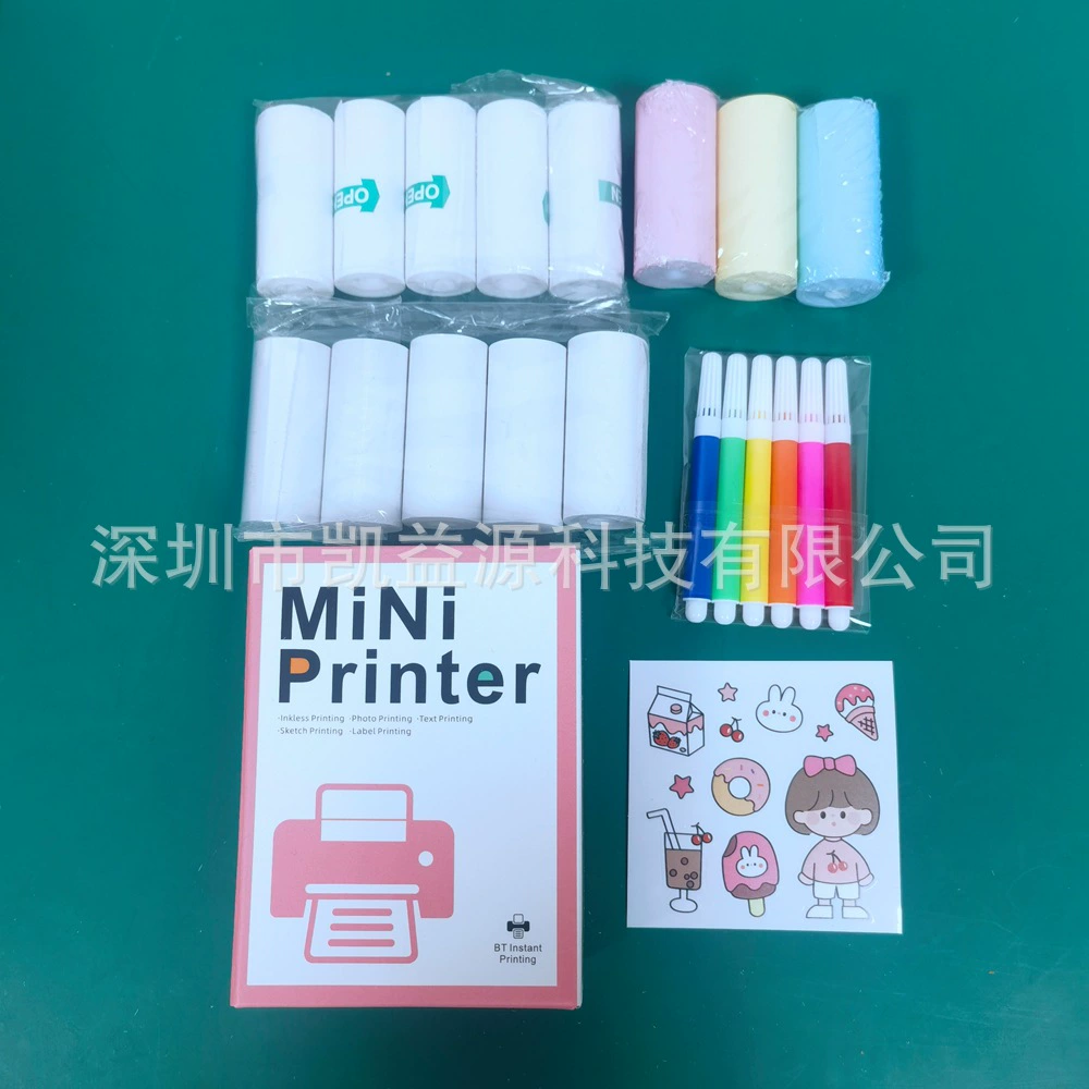 Cross -border explosion mini label thermal printer home small portable portable printer Pocket Printer