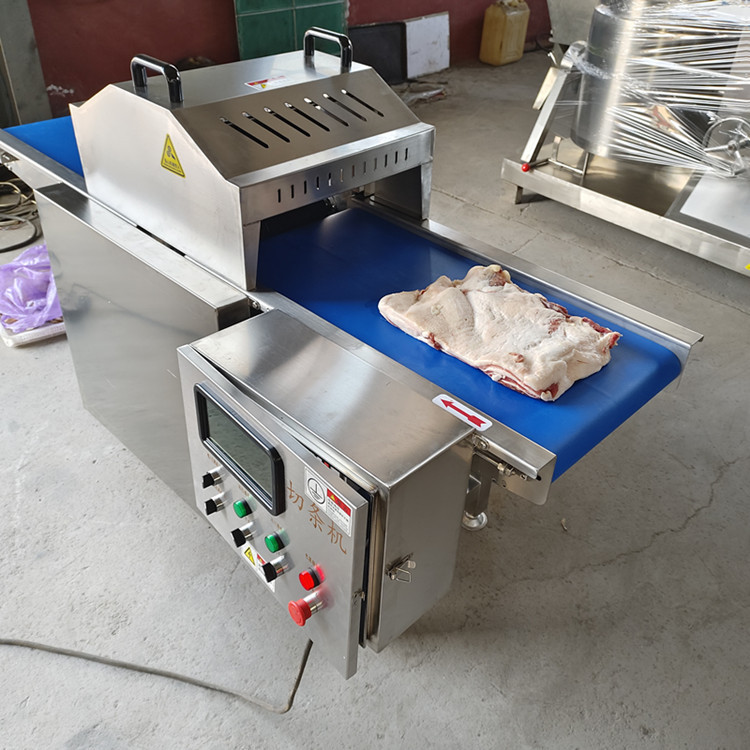 鸭肉切条机  连续式鸡柳切条机器  鲜肉切片切条机