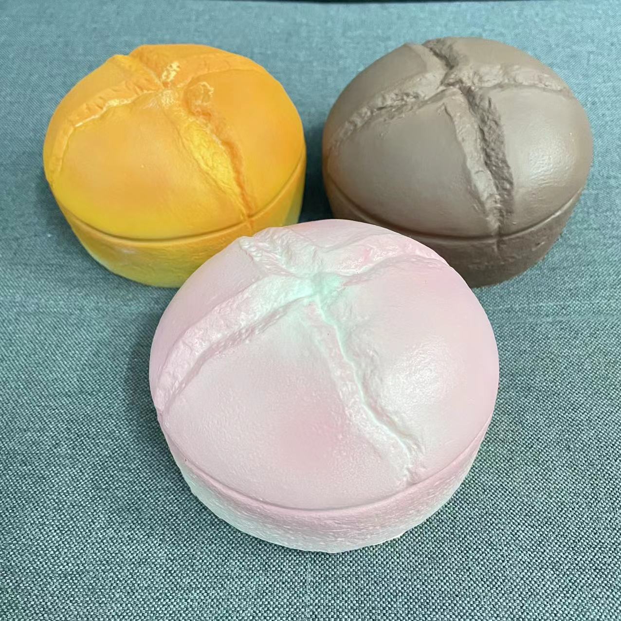 捏捏樂十字包慢回彈草莓吐司片仿真麵包莓果減壓發泄玩具squishy