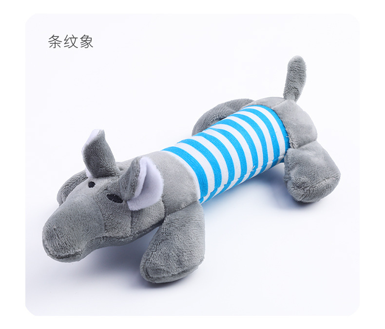 Gray striped elephant