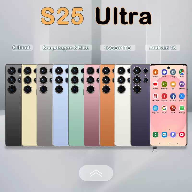 Смартфон andtwo S25 Ultra с встроенным стилусом, экран 6.75", 3+64 ГБ, популярная модель
