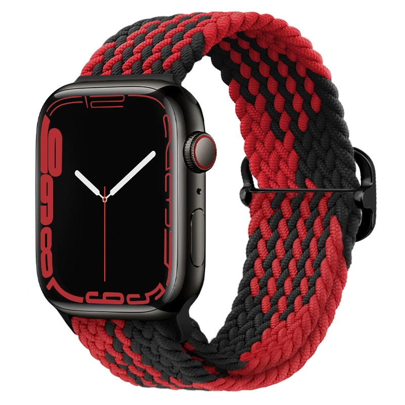 Смарт-ремешок Apple Watch подходит для Apple iWatch поколения 67891011 регулируемый нейлоновый переплетенный ремешок новый стиль