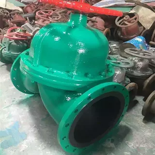 G45J-10P DN80直流式衬胶隔膜阀 G45J 不锈钢304衬胶阀 法兰阀