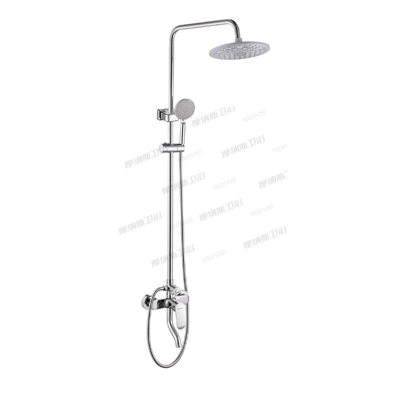 Juego de ducha termostático de cobre al por mayor con pantalla digital, instalación oculta, botón tipo piano, cabezal de pulverización chapado en oro, inteligente, moderno y minimalista