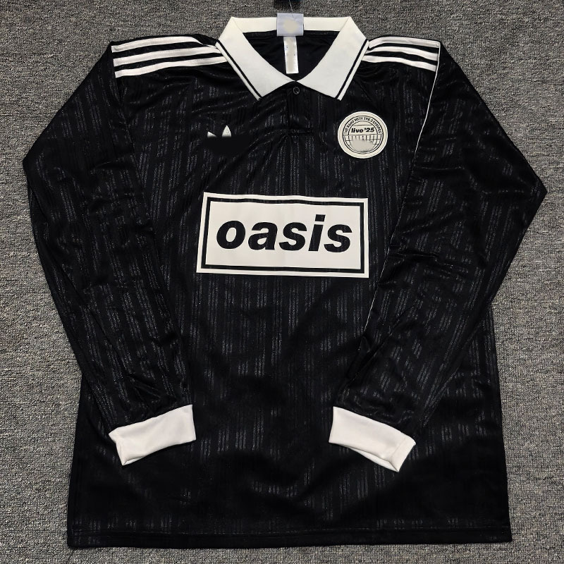 2526 Oasis Band No. 25 Collaboration Long-Sleeved Football Uniform Jersey