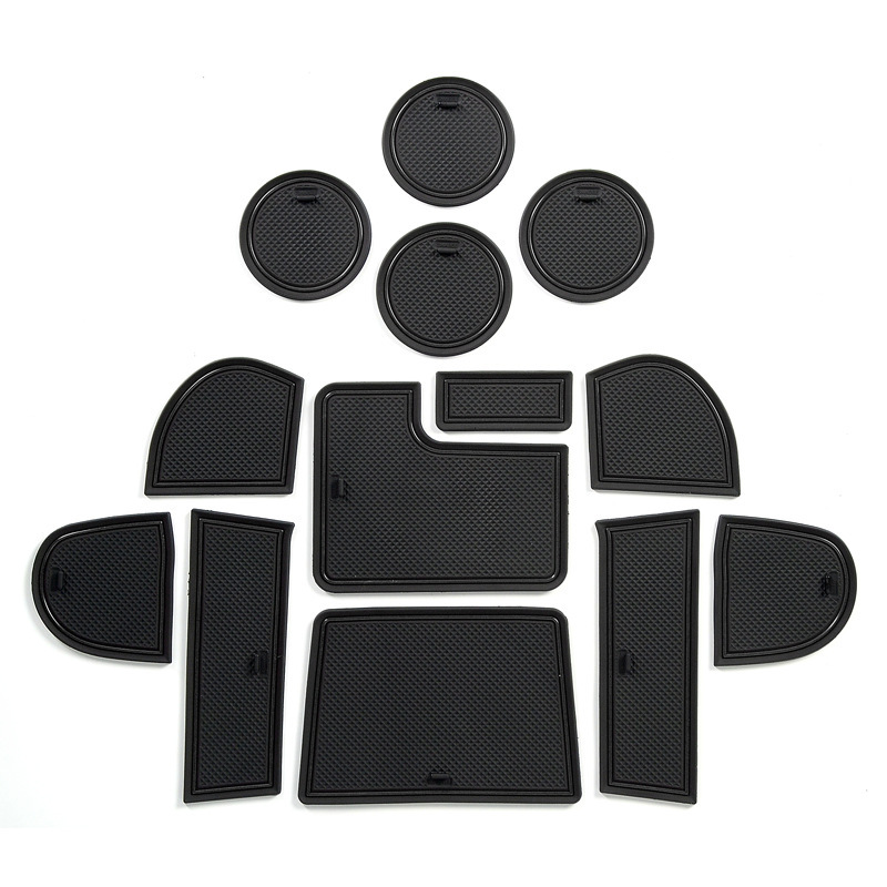 Suitable for 15-20 Subaru WRX door slot mat interior modification anti-slip mat auto parts central control dust mat