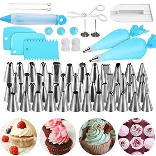 Promotional stainless steel frosting tip set, frosting tool, frosting bag, frosting tool box set, cake baking baking tools