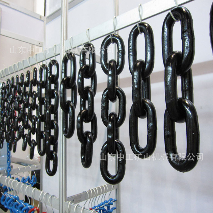 G80不锈钢圆环链条30x108起重链条18x64圆环链条工艺精良矿用