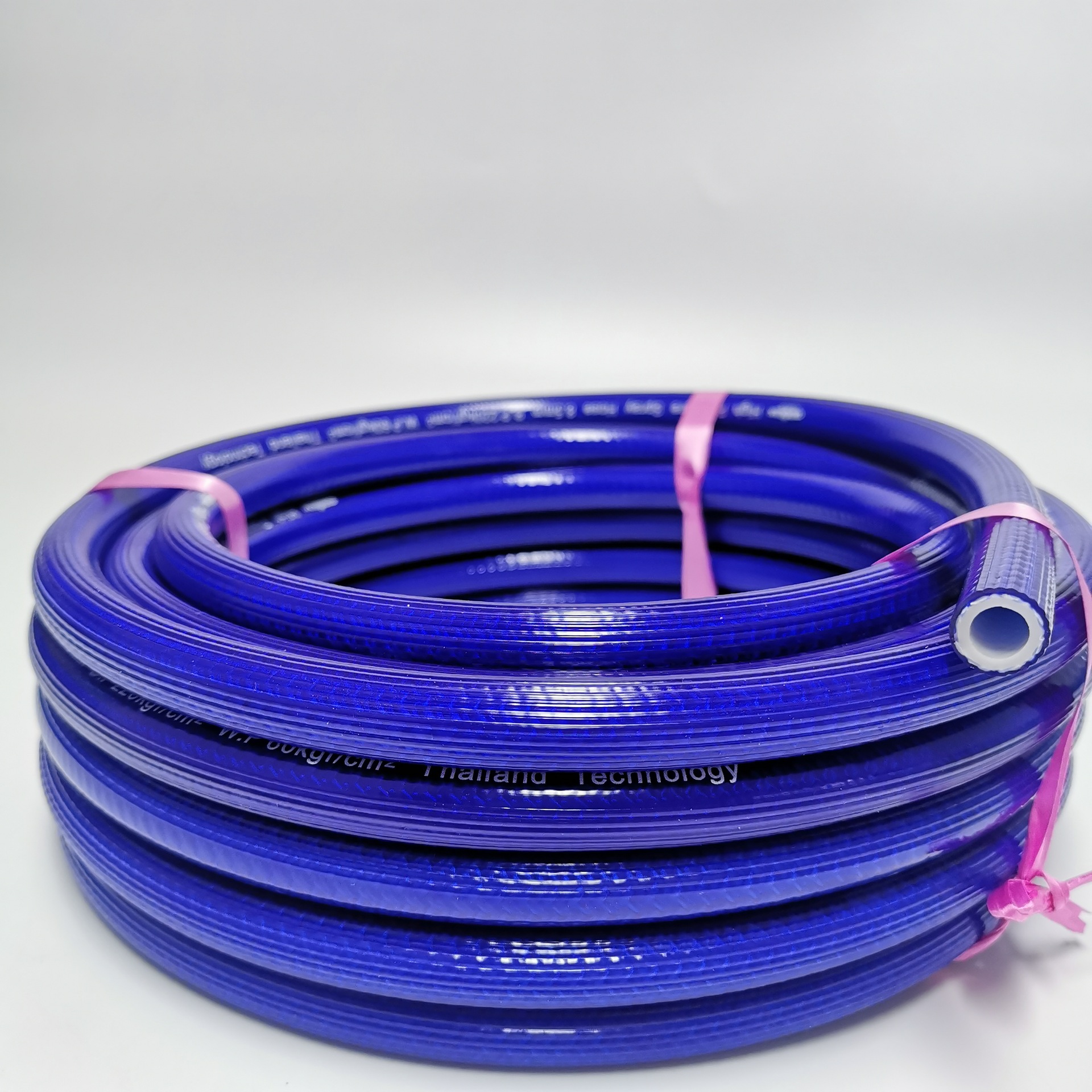 耐磨耐候高压喷雾管PVC软管 全编织管带防爆高压泵机械打药管