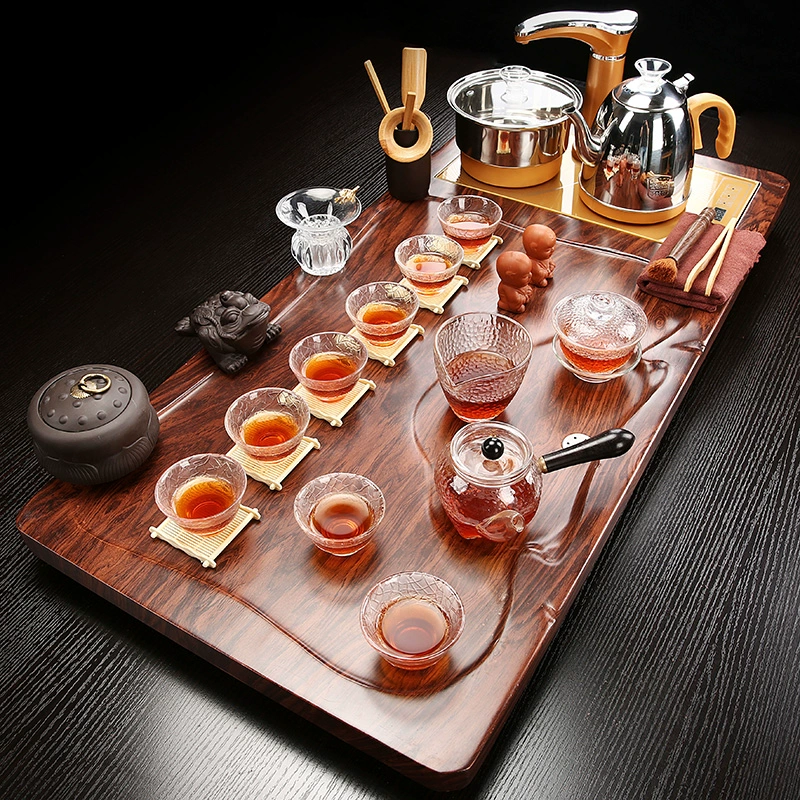 Automatic big tea set, fully automatic, simple and elegant design
