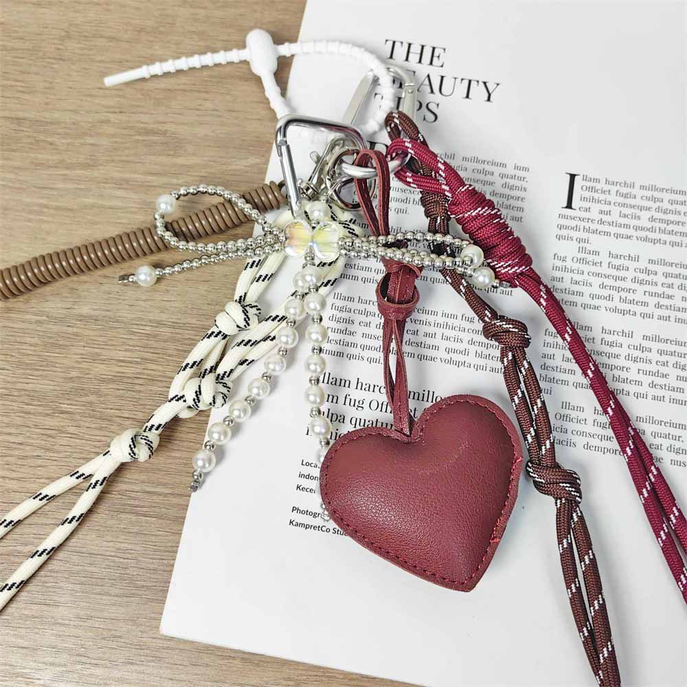 Daily Occasion Pu Leather, Polyester Material Heart Shape, Bow Knot Pattern Pu Leather Polyester Heart Shape Bow Knot