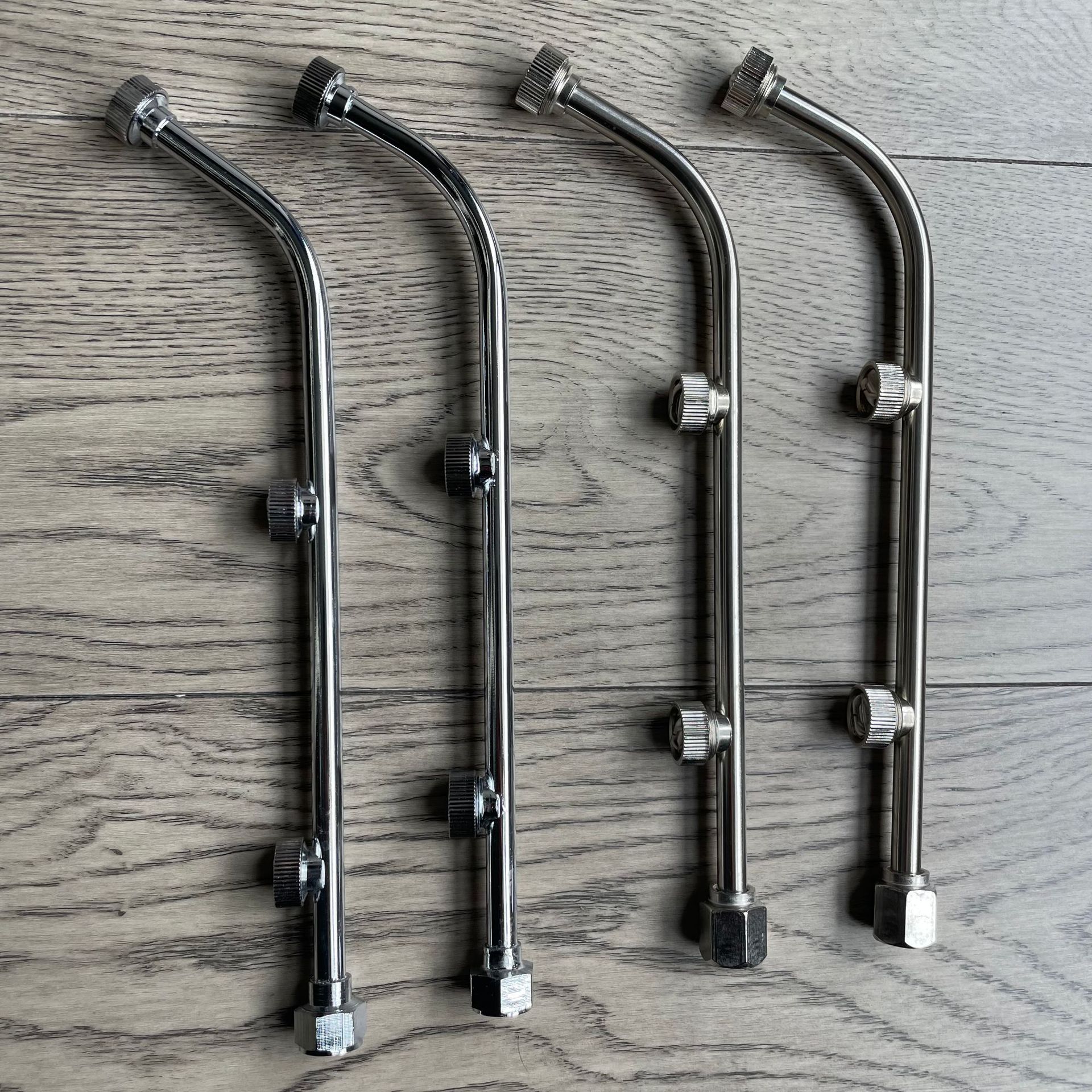 供应电镀不锈钢圆片三喷头扇形三喷头不锈钢扇形本色三喷头