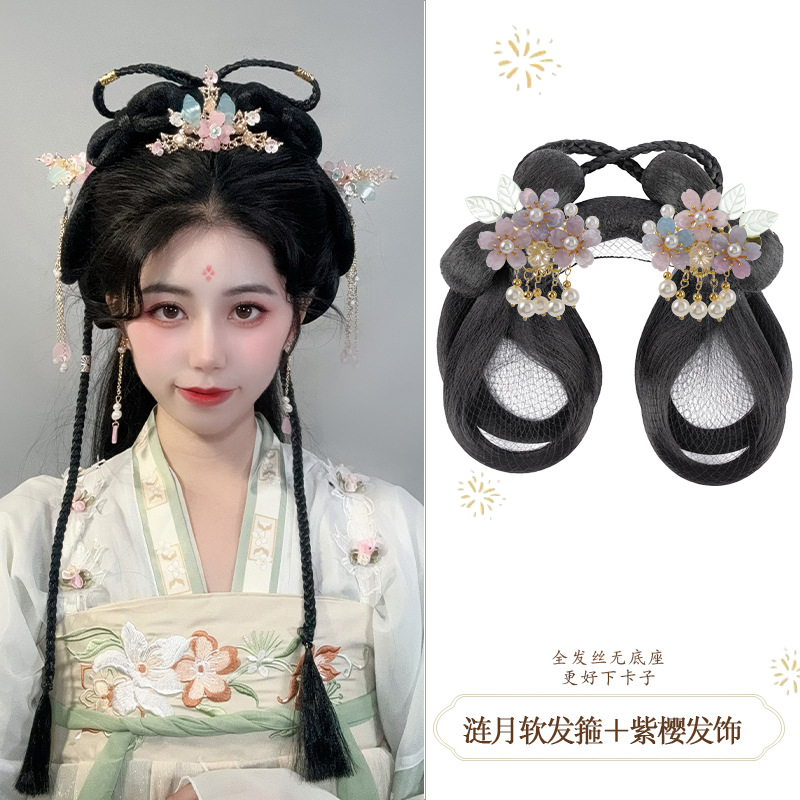 브라이트 문 소프트 머리띠 + U 퍼플 체리