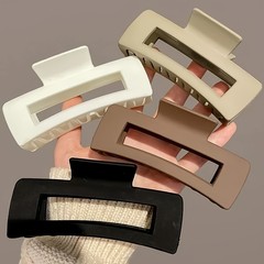 クロスボーダーの新しいシンプルなラブクリップ、女性の後頭部の髪用の高級ヘアクリップ、シャーククリップ、多用途のヘアクリップとヘッドバンド