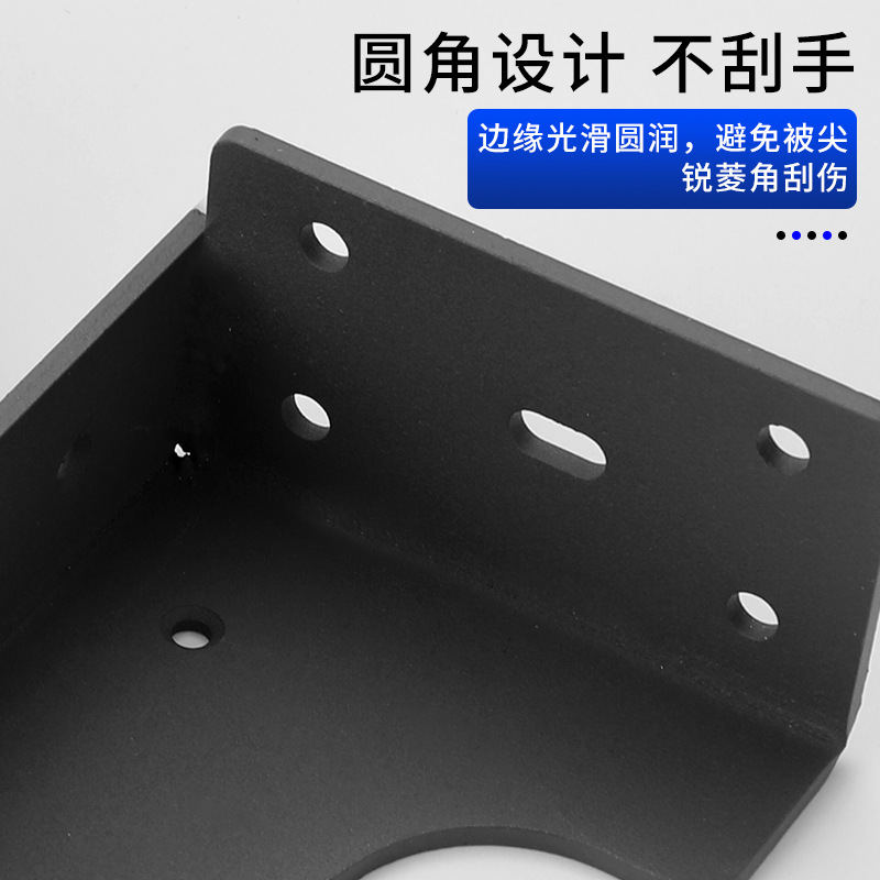 욕실 무거운 교수형 코드 서스펜션 L 자형 브래킷 벽 지원 랙 파티션 스토리지 랙 벽 보드 지원 로드 랙