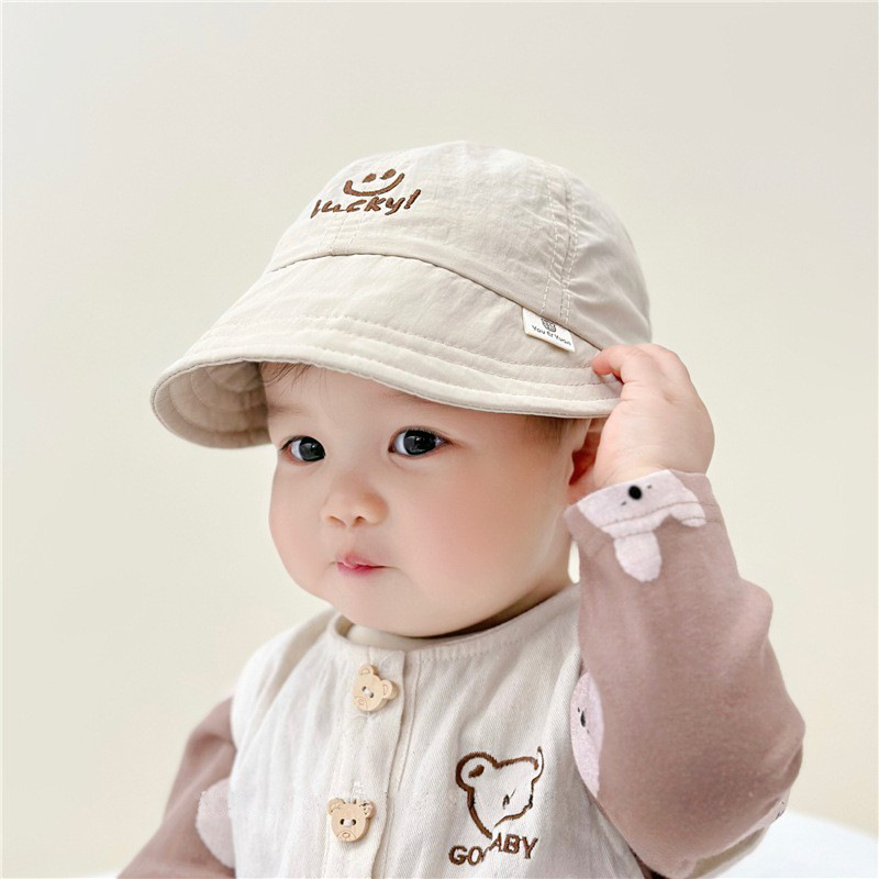 Sombrero para bebés sombrero para bebés sombrero de verano delgado sombrero de secado rápido sombrero sonriente sombrero de lengua gorra de protección solar sombrero de protección solar