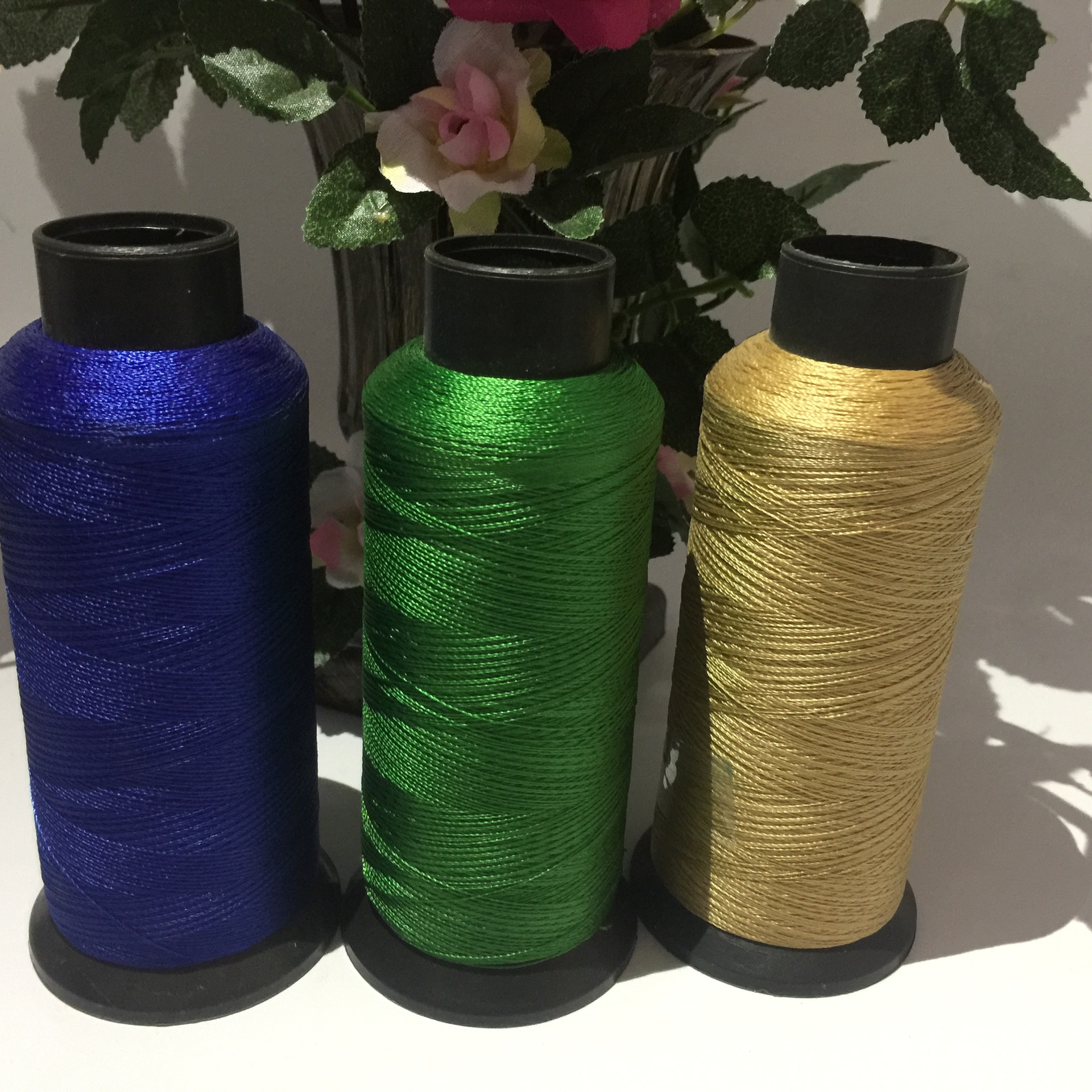 【厂家供应】210D/3股沙发线/皮革线/工厂染色颜色多缝制箱包