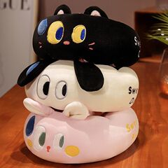 女の子のかわいいU字型枕、学生漫画の飛行機、電車、旅行用ネックピロー、オフィス用ネックプロテクター、昼休みアーティファクト