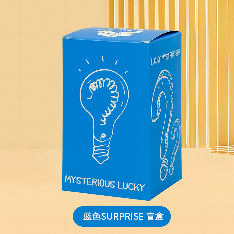 Caja ciega feliz en línea caja vacía juguetes para niños caja ciega sorpresa tienda de juegos de moda descompresión pequeña caja de tarjetas de comercio exterior regalo