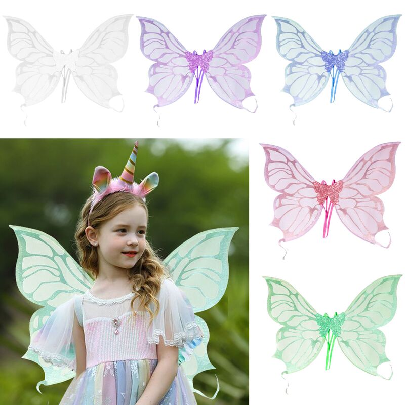 Amazon new elf butterfly wings thin cicada wing fairy wings set festival party performance props