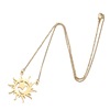 Fashionable retro shiny pendant solar-powered, brand necklace, European style, wholesale