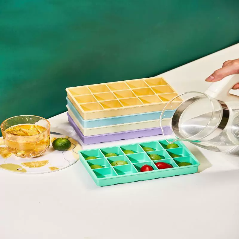 定制15格批发硅胶冰格模具威士忌冰球自制食品级大容量冻冰块速冻