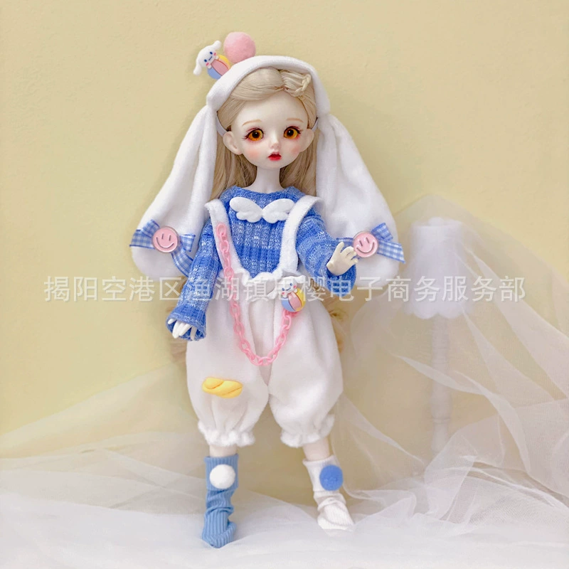 Doll clothes set, 30 cm 6-point BJD, Lolita-style outfit (multi-color YY options)