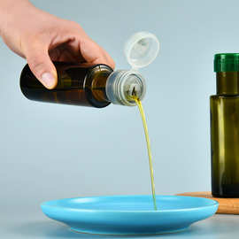 橄榄油瓶100ml 加厚玻璃油瓶茶色墨绿核桃香油山茶油麻油密封瓶子