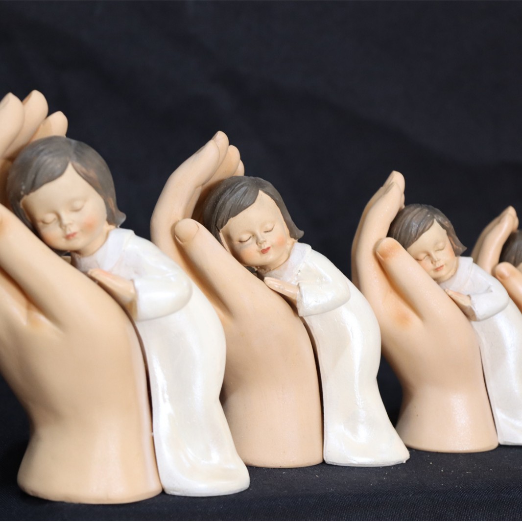 Manos poderosas con defectos de 14 cm