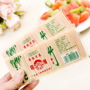 Bamboo Toothpicks, Disposable Double-Ended High-End Toothpicking Tools, Hotel and Home Use, Fine Toothpicks, Wholesale Bamboo Toothpicks