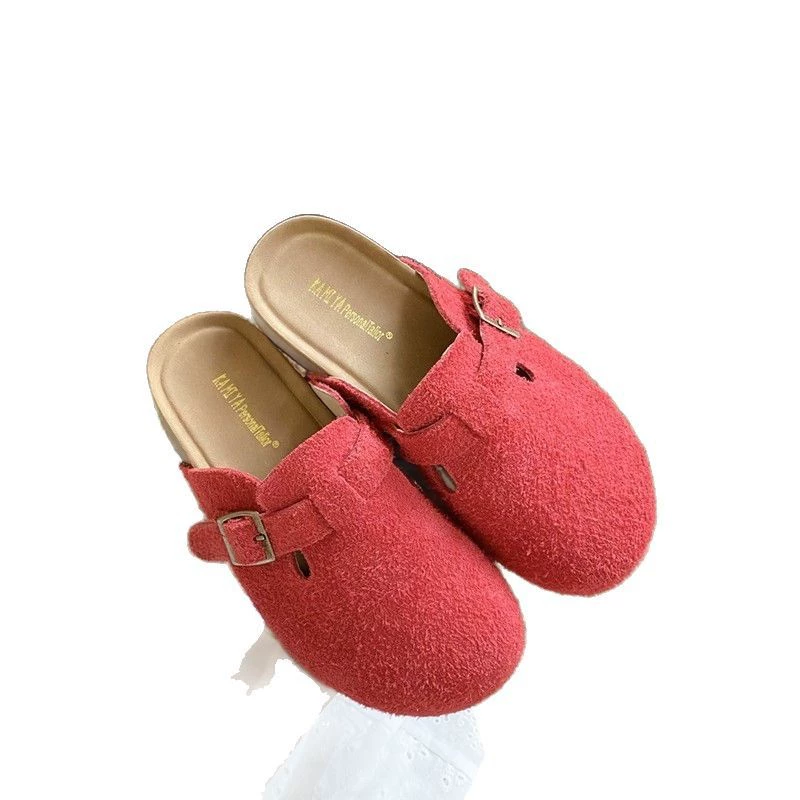 Копченично-конфетные Баотоу полупринчипки для женщин, новые обувь Birkenstock на весну и лето 2025 года