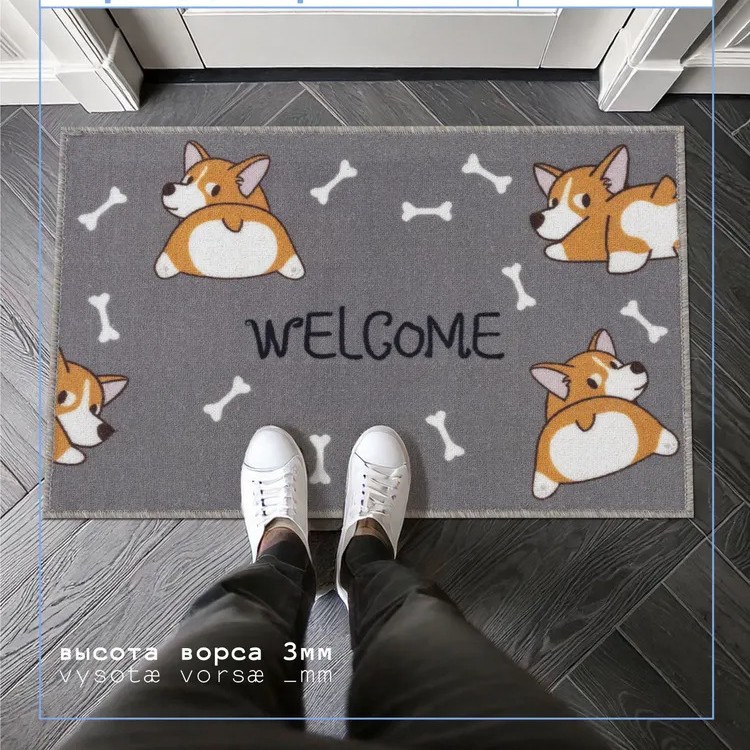 Exportación transfronteriza puerta de entrada alfombra de suelo resistente a la suciedad buena alfombra de terciopelo de cristal puerta de entrada doméstica alfombra antideslizante de polvo