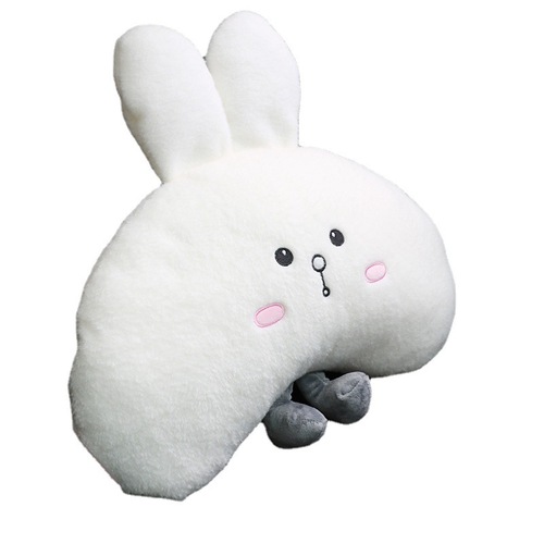 Car Cartoon Headrest Cute Rabbit Car Neck Pillow Pillow Plush Car Seat Back Headrest Cervical Pillow
