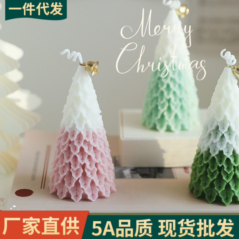 Árbol de Navidad vela aromaterapia caja de regalo creativo AMBIENTE DE Navidad decoraciones del Partido de Navidad aromaterapia vela regalo