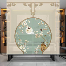 中式卷帘窗帘复古禅意中国风升降免打孔厨房拉门帘子隔断屏风挂式