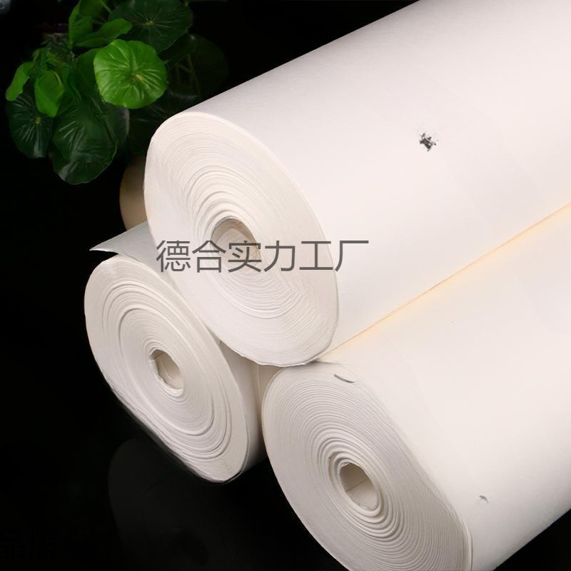 覆背纸 腹背纸 书画装裱纸 手工裱画纸机裱托心装裱材料批发德合