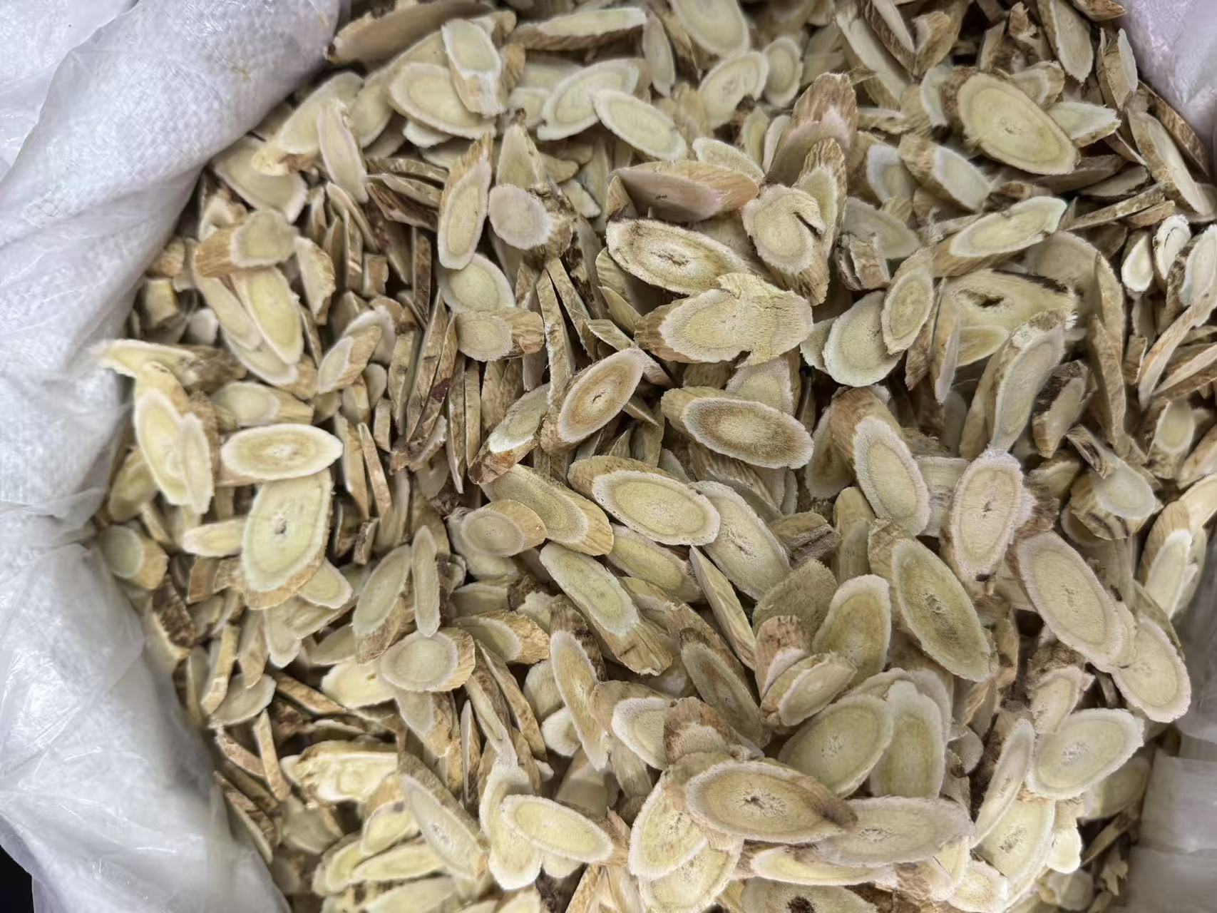 Dried Astragalus Root Slices Huang Qi Bulk 1000g Bag for Decoction and Soup specifications
