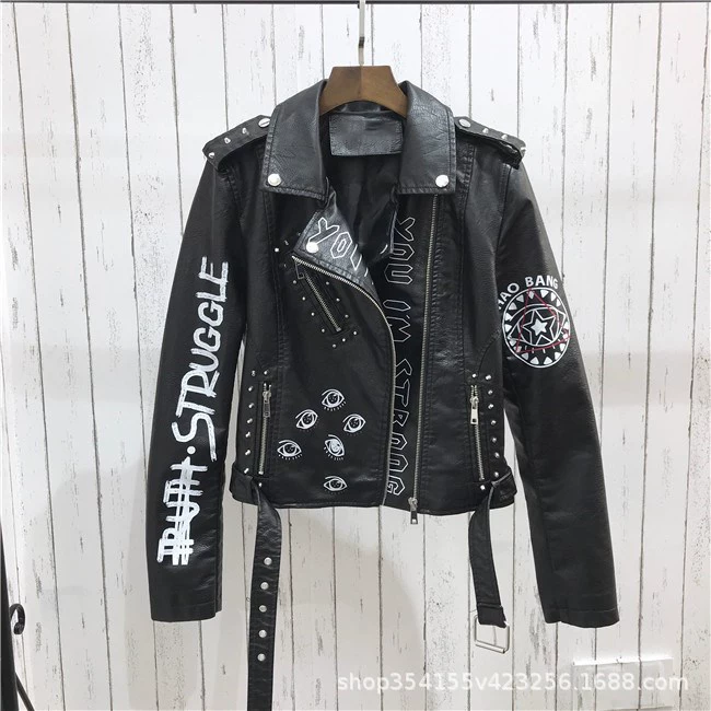 Spring polyurethane jacket with zipper, 2025 years, new collection, 3D