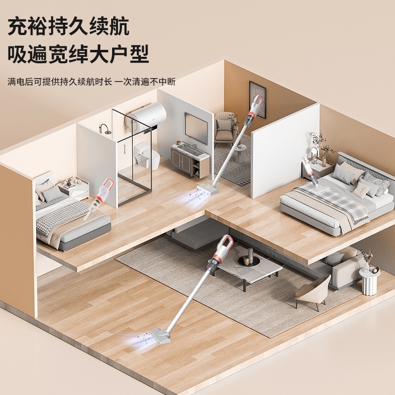 跨境小型无线吸尘器 家用手持大吸力 办公室车载充电除螨仪吸尘器|undefined