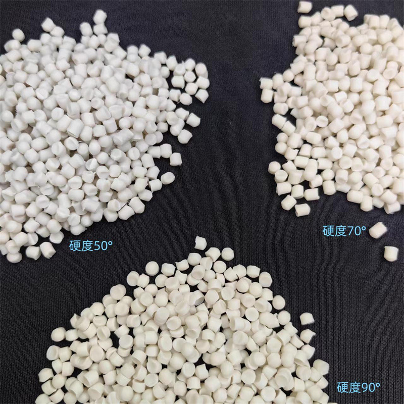 白色PVC颗粒 玩具原料 高光泽环保无异味 阻燃耐老化塑料批发