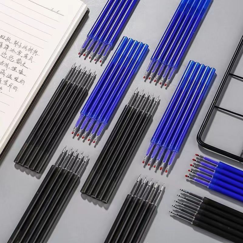 按动可擦笔芯按压式可擦笔可擦按动笔芯替芯画线皮革服装文具用品|undefined