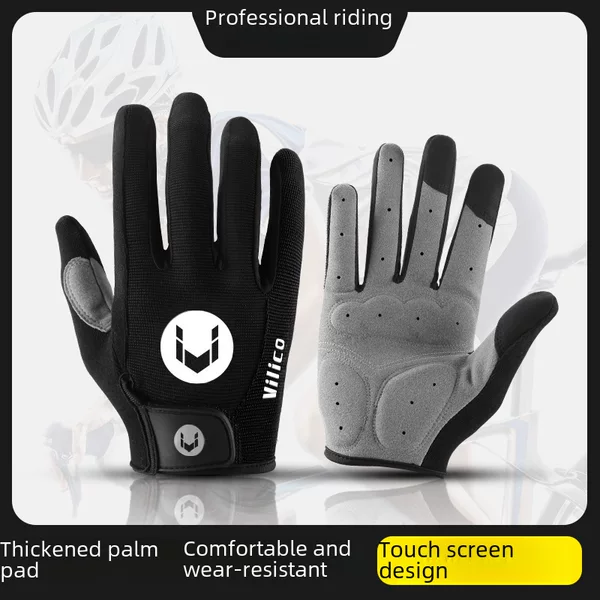Cycling Gloves Men's Summer New Shock-absorbing Outdoor Sports Bicycle Special Wear-resistant Sunscreen Women's UV Protection