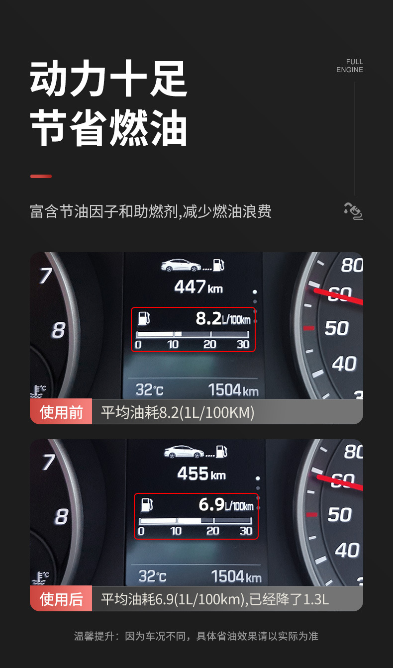 Car servant Fuel Oil No. 1 gasoline additive liquid gold fuel oil treasure carbon deposit removal cleaning agent three-way catalytic cleaning