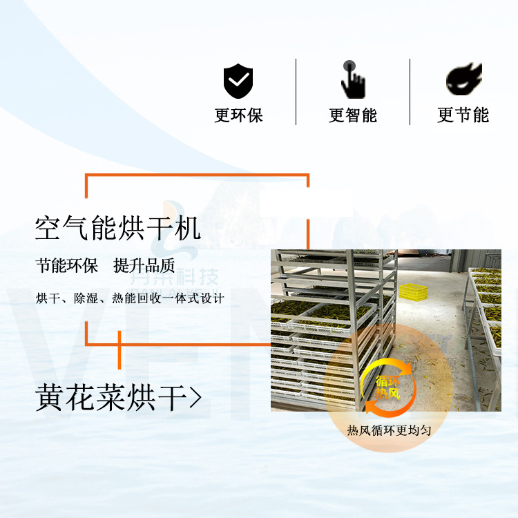 黄花菜烘干机空气能一体式黄花菜烘干房设备厂家