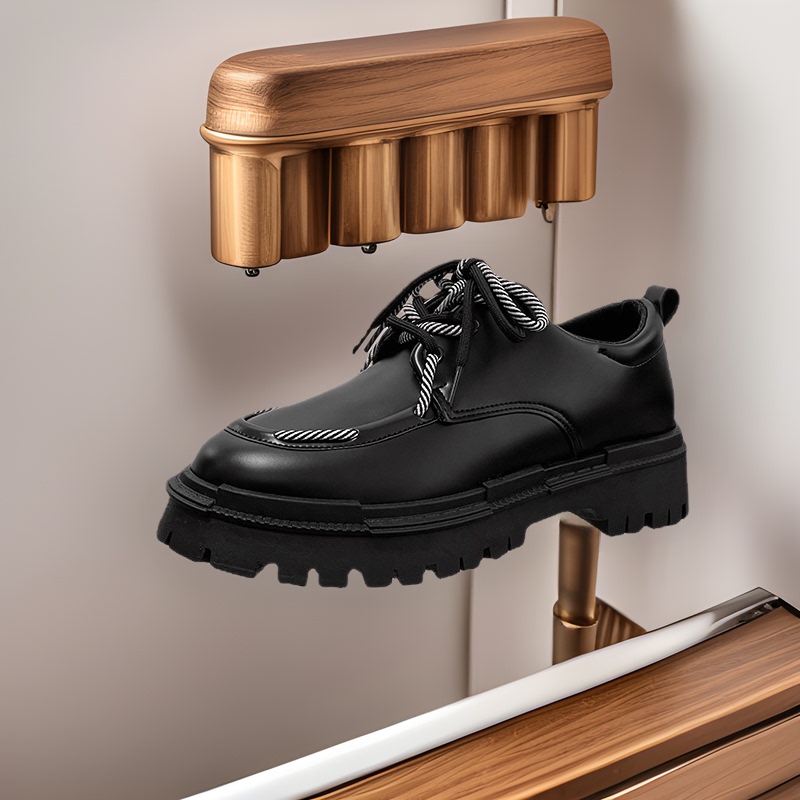 Cross-border Derby Shoes New Leather Shoes Men's Shoes Hong Kong Style Mori Style Low-top Small Leather Shoes Youth Casual Shoes Martin Shoe