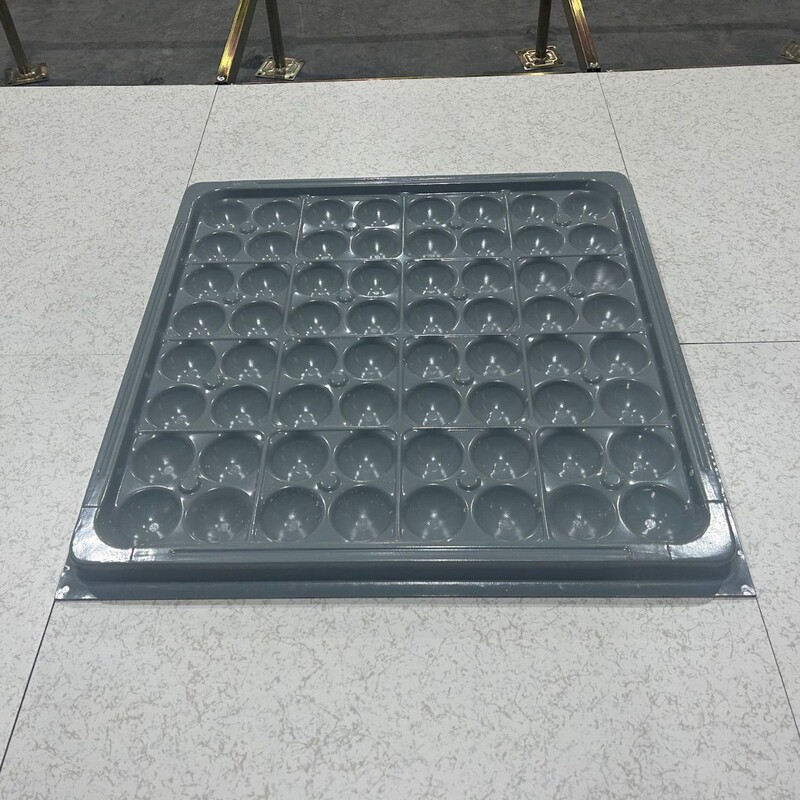 全鋼縁無帯電防止床シームレス架空帯電防止床室床600*600|undefined